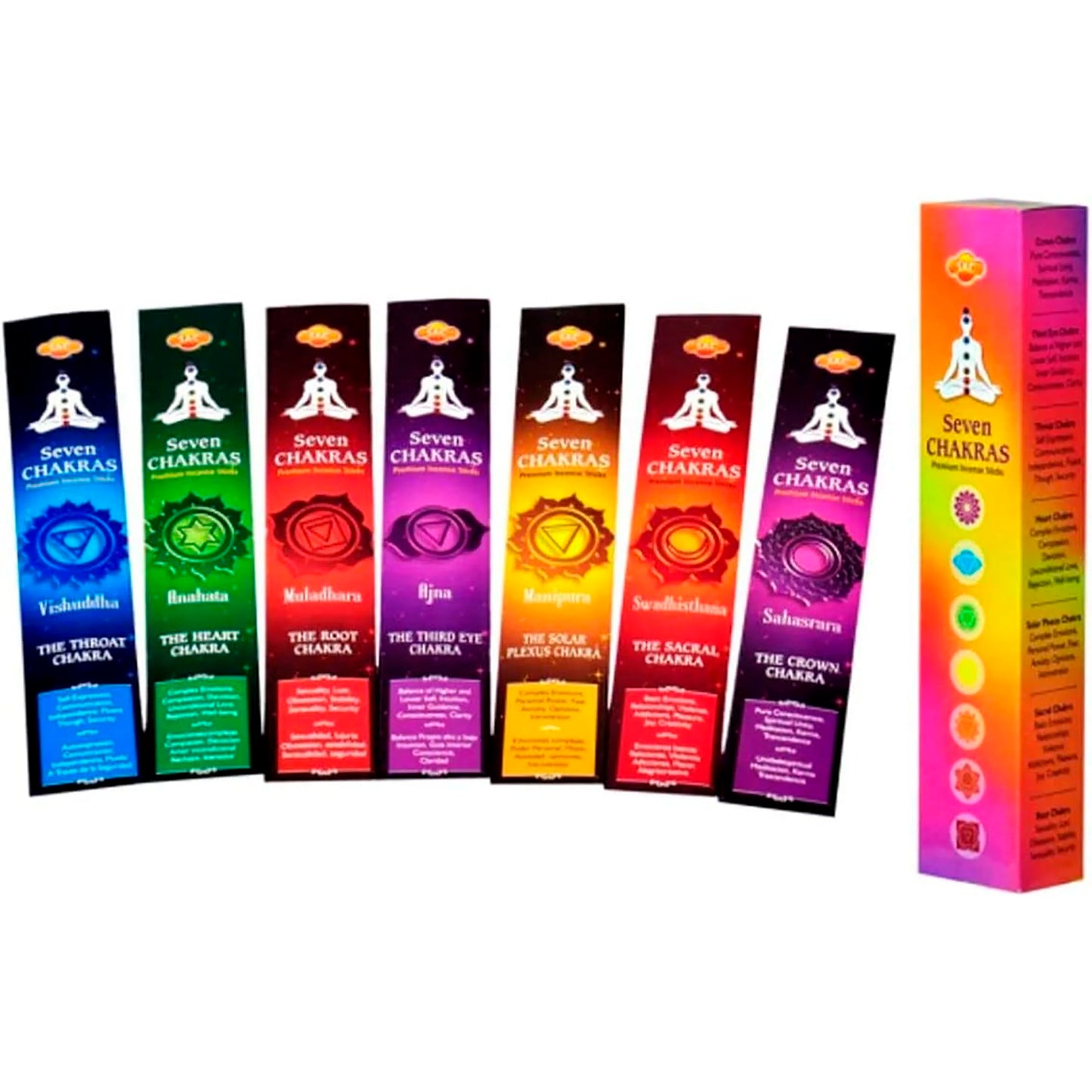 Original Incense Sticks from Seven Chakras Crown