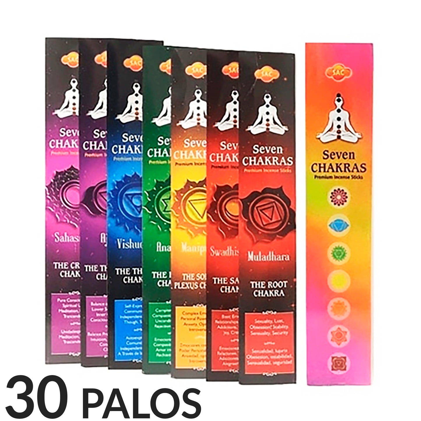 Original Incense Sticks from Seven Chakras Crown