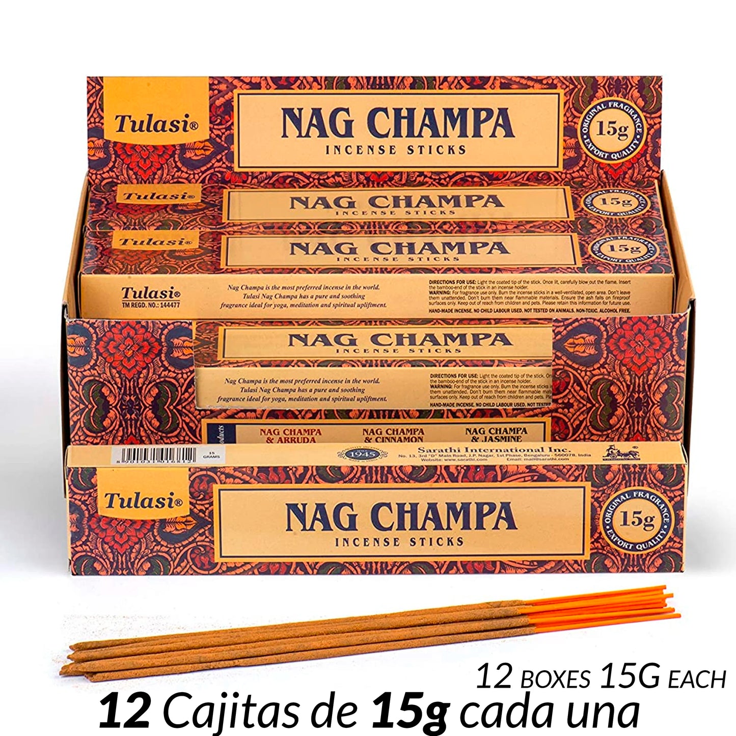 180g Incense Sticks Box