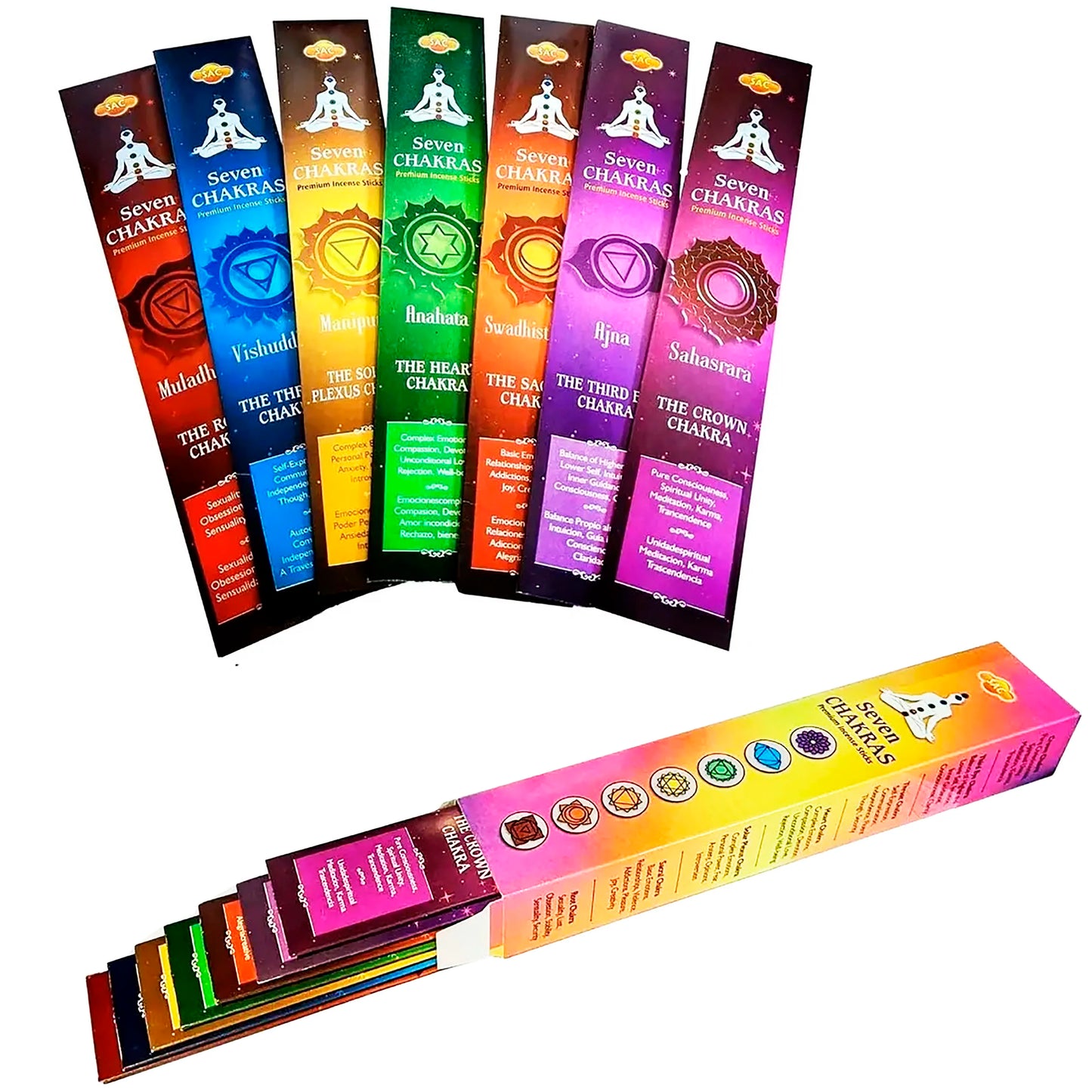 Original Incense Sticks from Seven Chakras Crown
