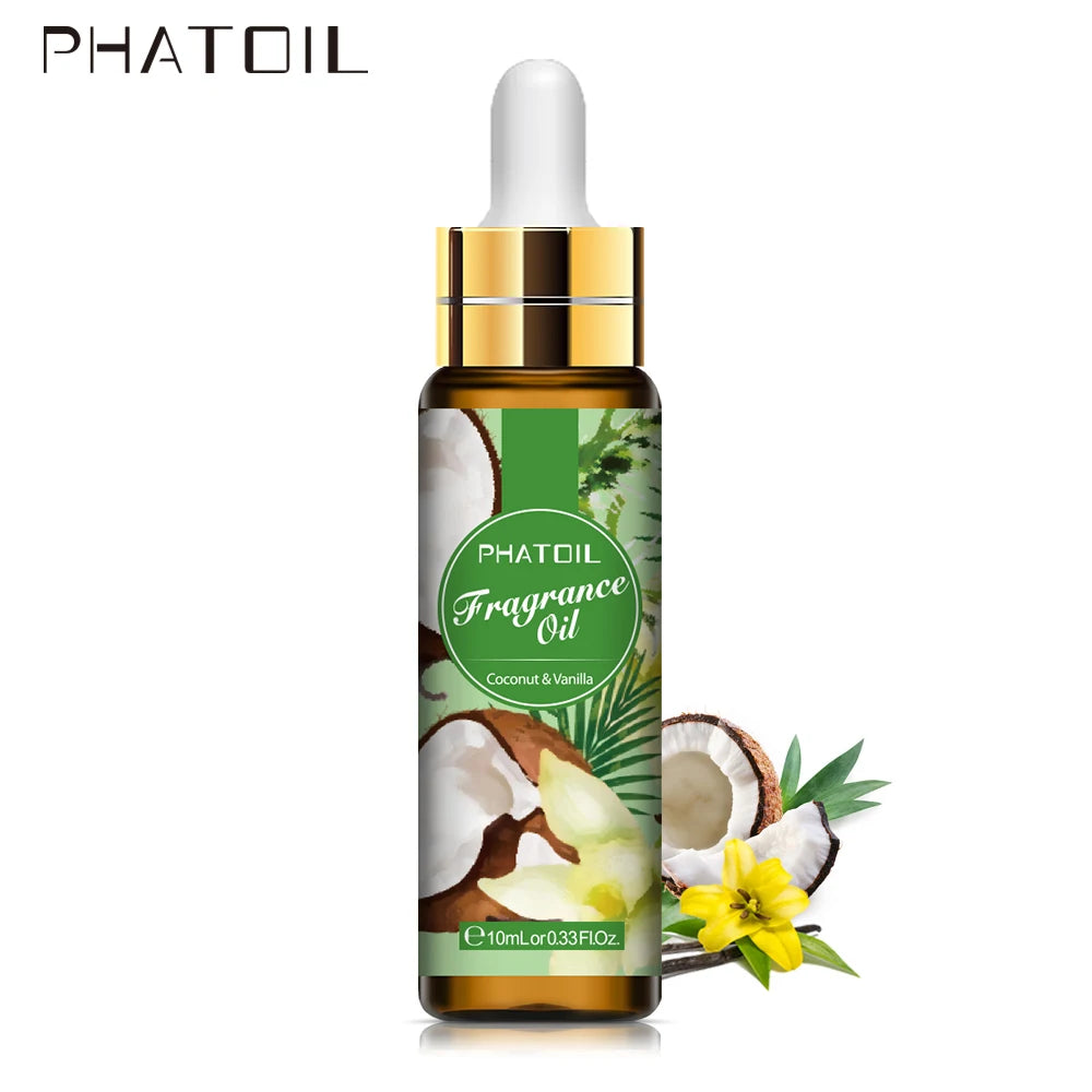 PHATOIL Coffee Coconut Vanilla Fragrance Essential Oil 10ML with Dropper