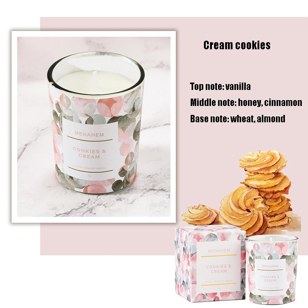 Aromatherapy Candle Flower Design