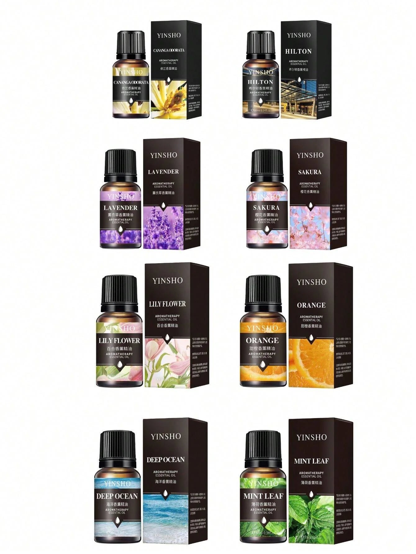 14 Flavors 10ml Essential Oils