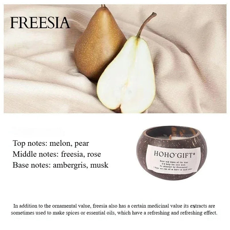 Coconut Husk Scented Candles