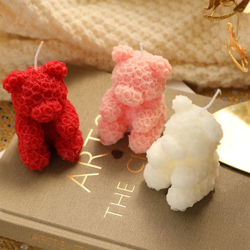 Rose Bear Aroma Therapy Candle