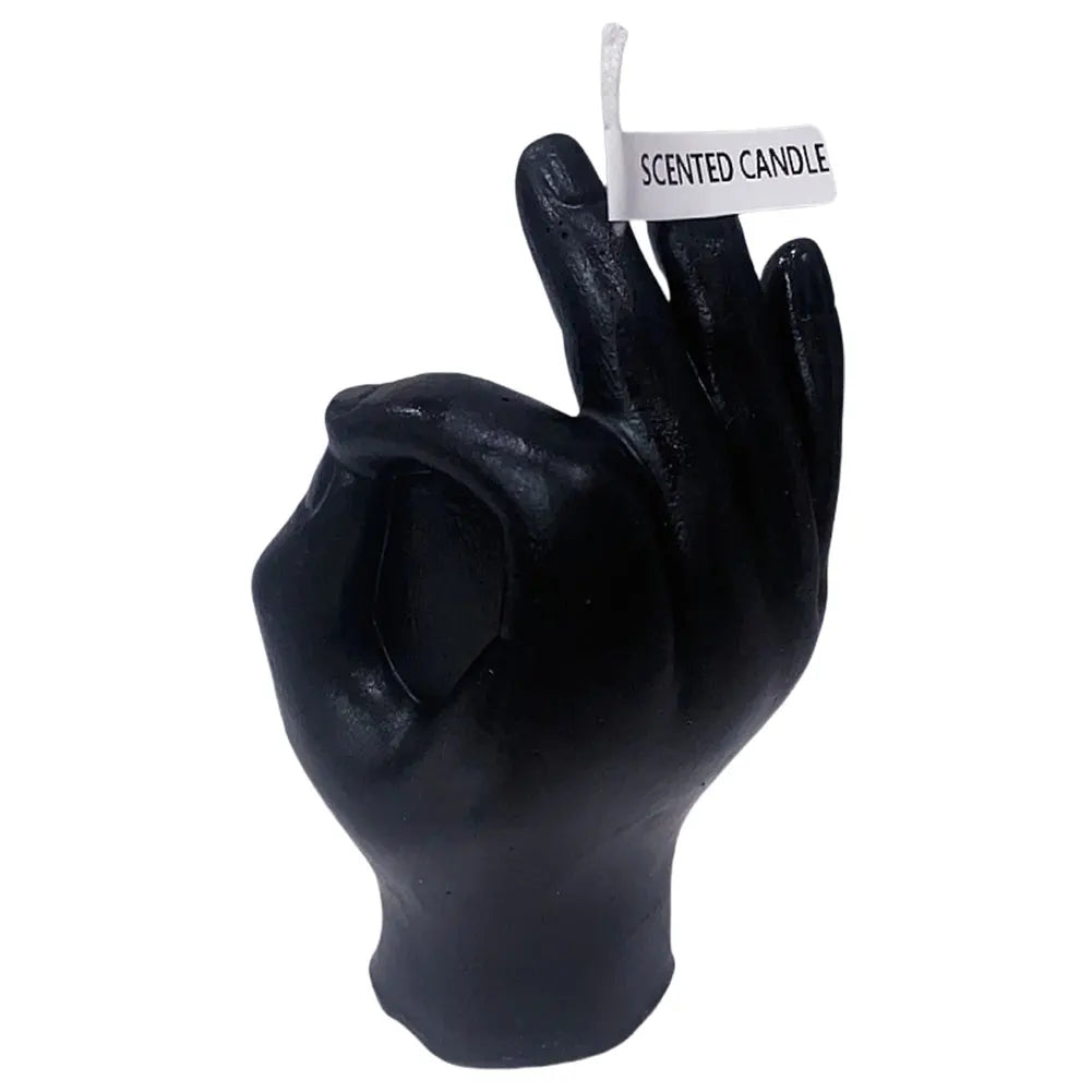 OK Gesture Finger Scented Candle