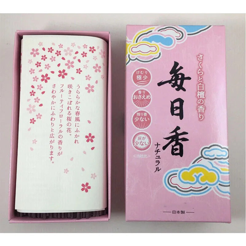 Japan MAINICHIKOH sakura Incense sticks (110g)