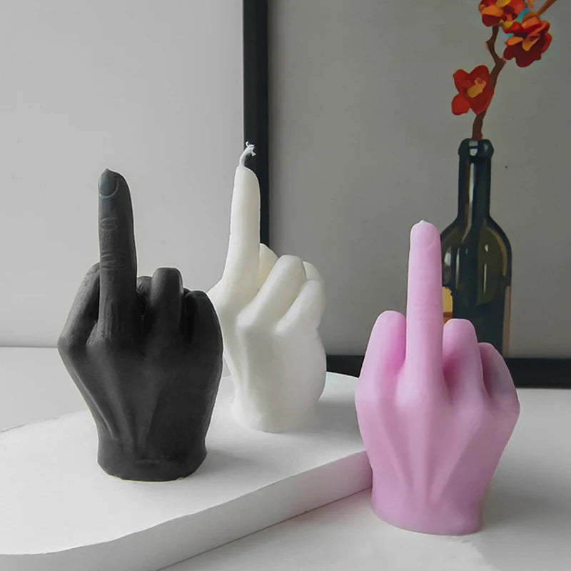 Middle Finger Shaped Scented Candles