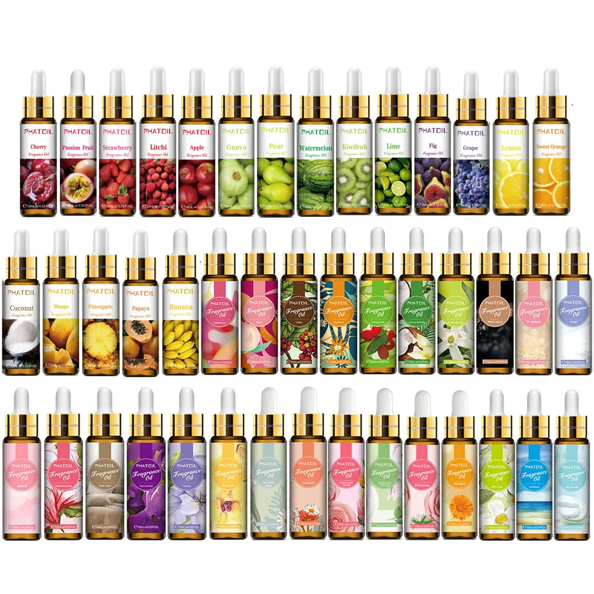 PHATOIL Coffee Coconut Vanilla Fragrance Essential Oil 10ML with Dropper