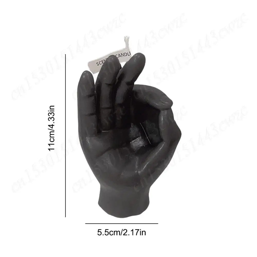OK Gesture Finger Scented Candle