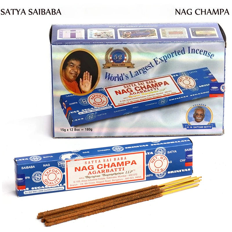 Champa Incense Sticks (India Satya) 12x small box