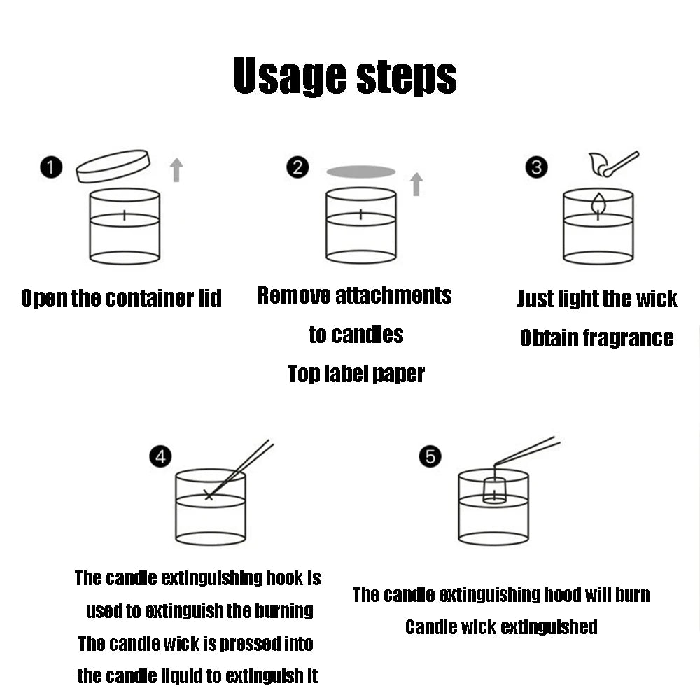 Aromatherapy Candle Flower Design
