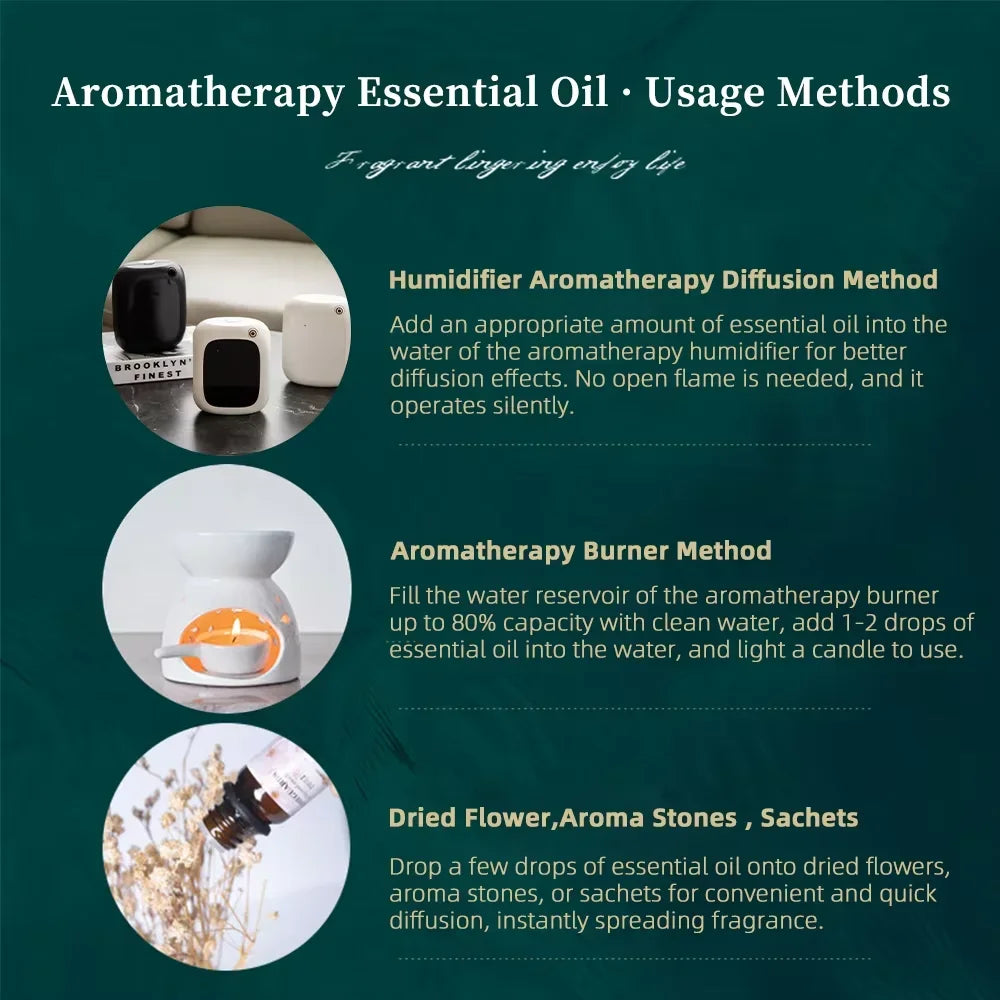 10 Flavors Aromatic Oils