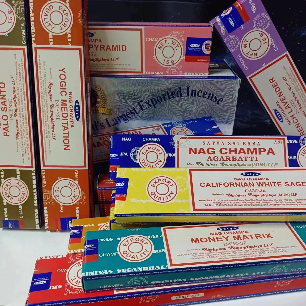 Champa Incense Sticks (India Satya) 12x small box