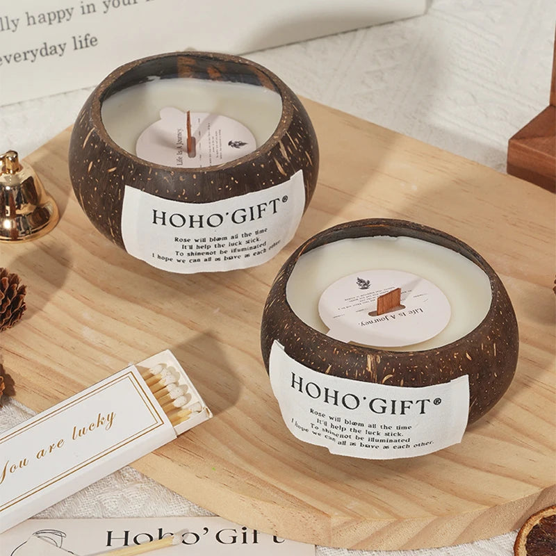 Coconut Husk Scented Candles