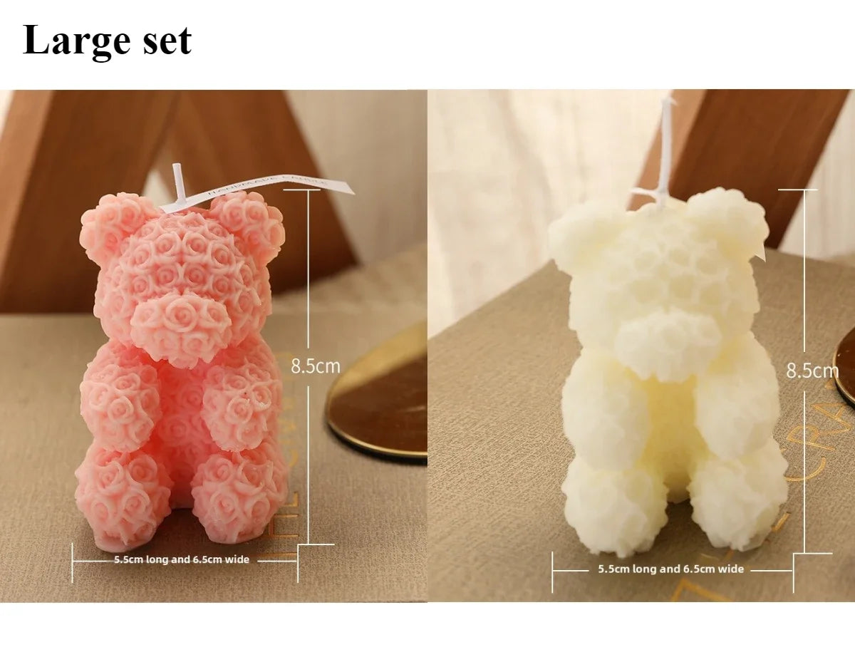Rose Bear Aroma Therapy Candle