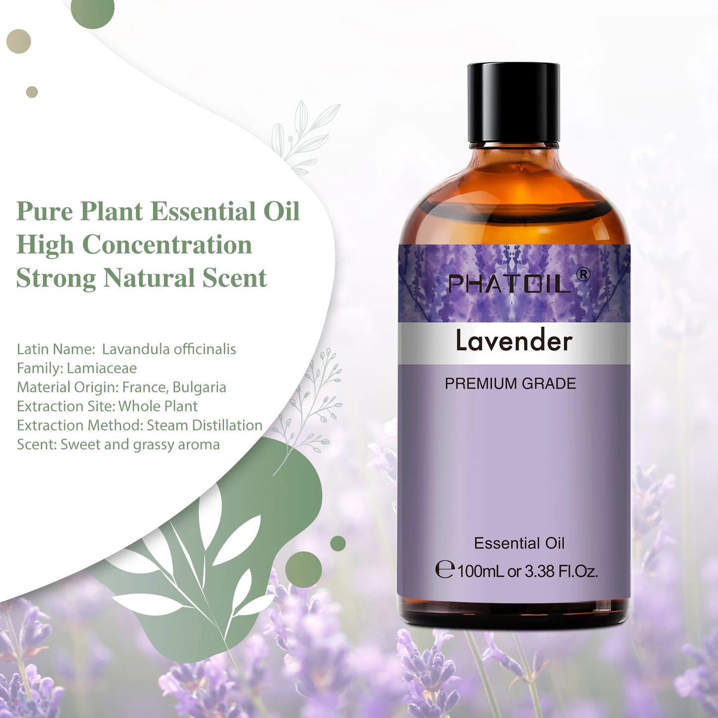 100ml Natural Plant Essential Oil For Aromatherapy Diffuser