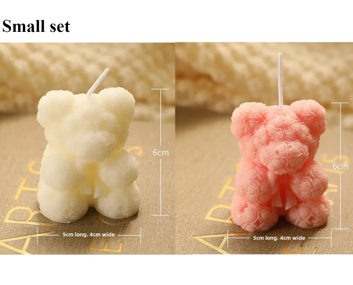 Rose Bear Aroma Therapy Candle