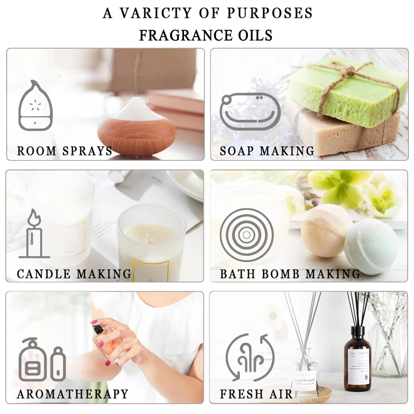 100ml Natural Plant Essential Oil For Aromatherapy Diffuser