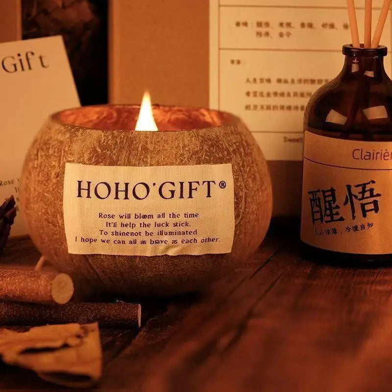 Coconut Husk Scented Candles