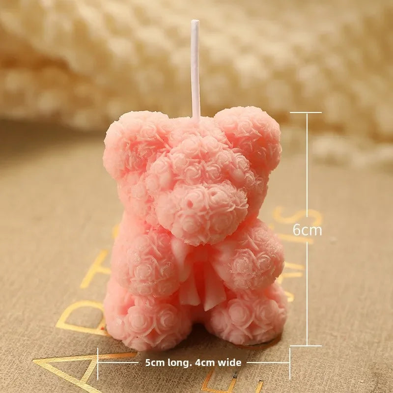 Rose Bear Aroma Therapy Candle