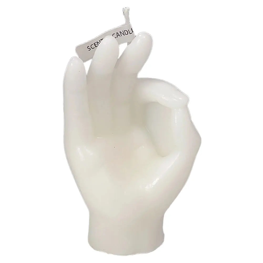 OK Gesture Finger Scented Candle