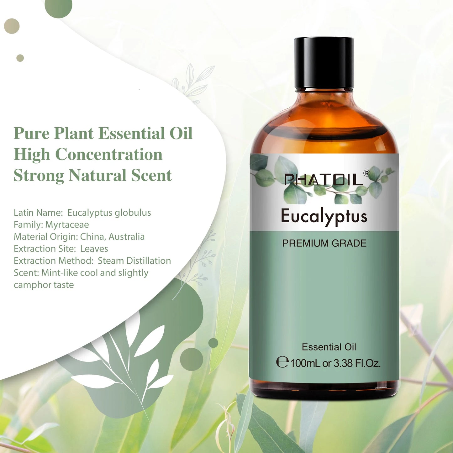 100ml Natural Plant Essential Oil For Aromatherapy Diffuser