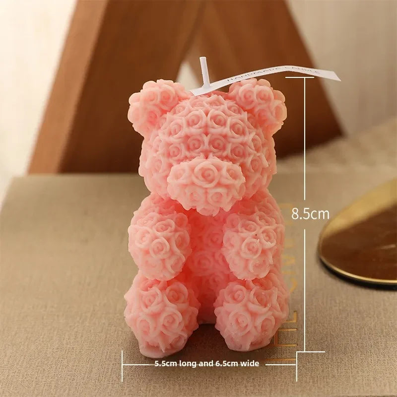 Rose Bear Aroma Therapy Candle