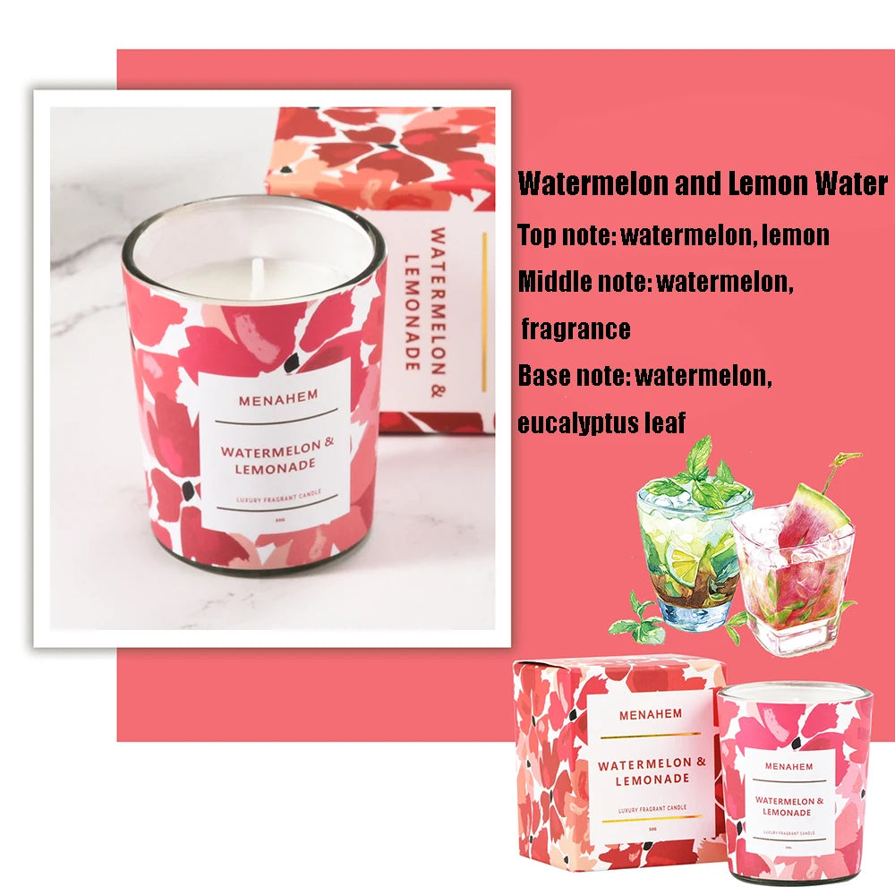 Aromatherapy Candle Flower Design