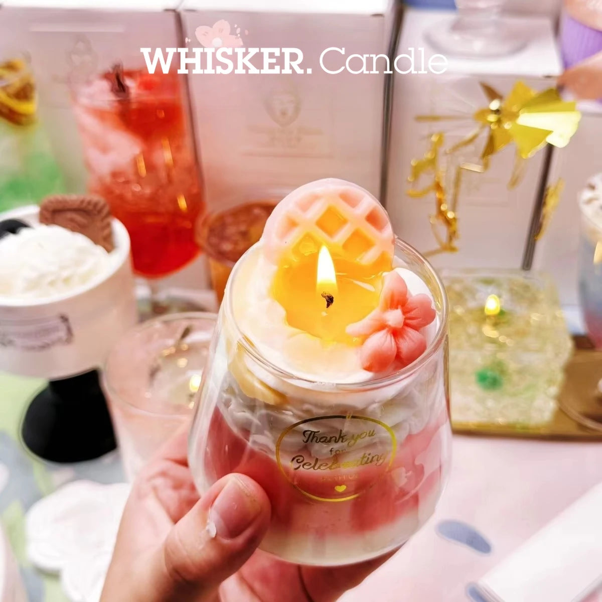 Sakura Cookies Milk Scented Candles