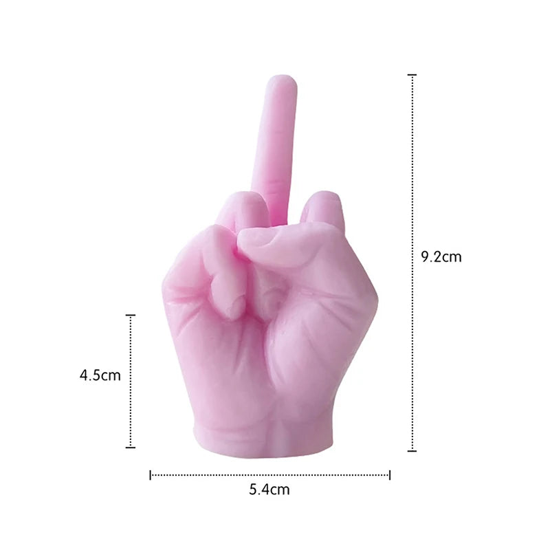Middle Finger Shaped Scented Candles