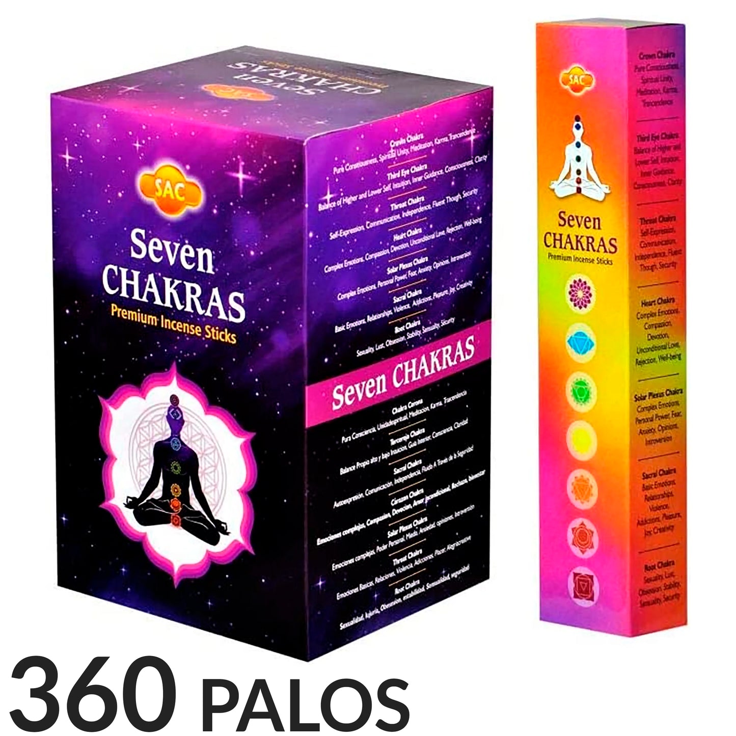 Original Incense Sticks from Seven Chakras Crown