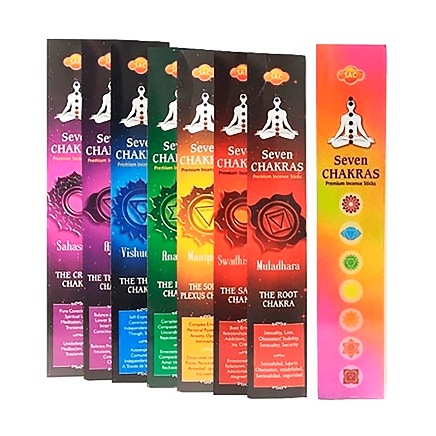 Original Incense Sticks from Seven Chakras Crown