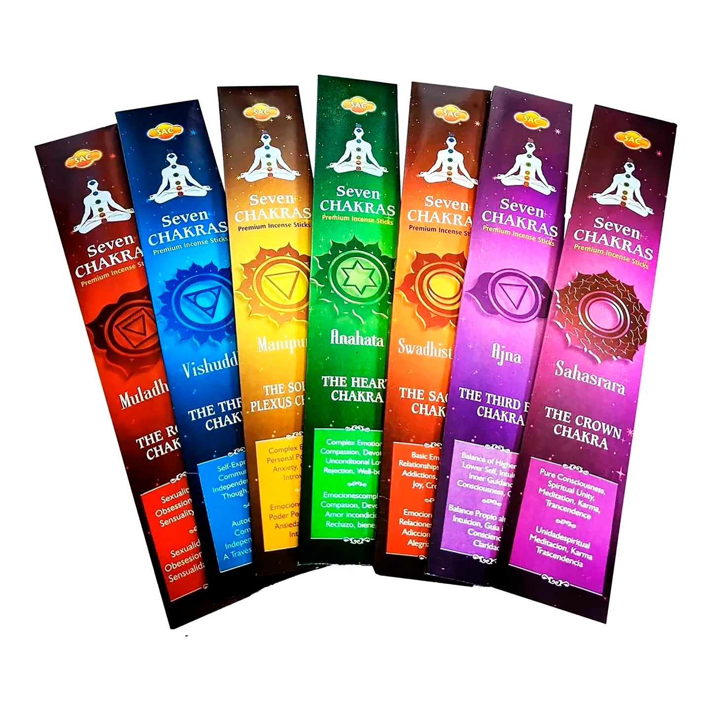 Original Incense Sticks from Seven Chakras Crown