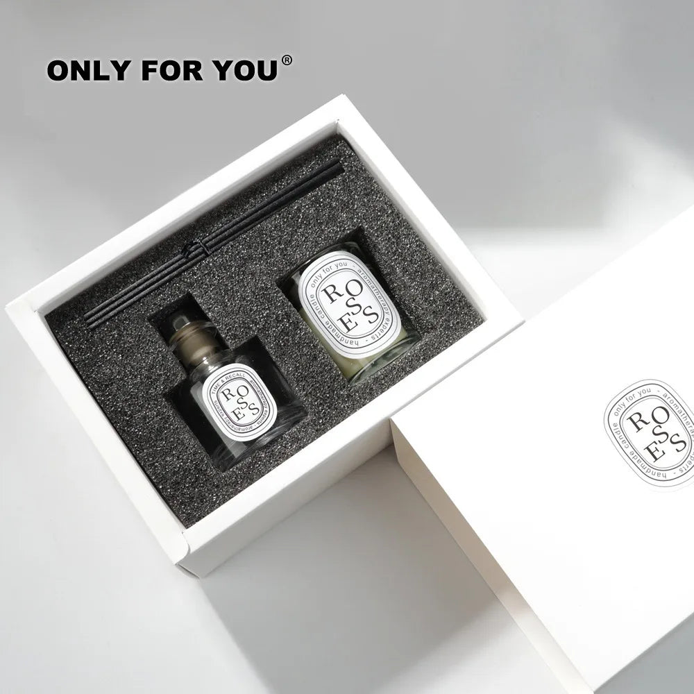 50ml Diffuser with Essential Oil Candle Set