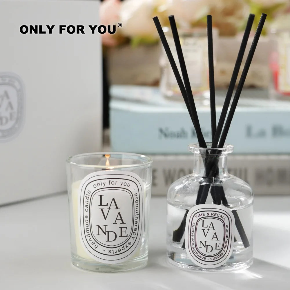 50ml Diffuser with Essential Oil Candle Set