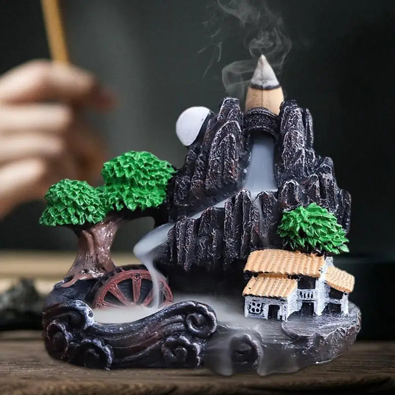 Waterfall Incense Burner Holder for incense (Weihrauch)