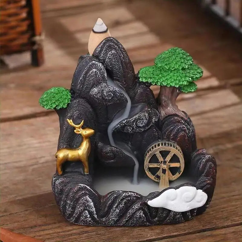 Waterfall Incense Burner Holder for incense (Weihrauch)