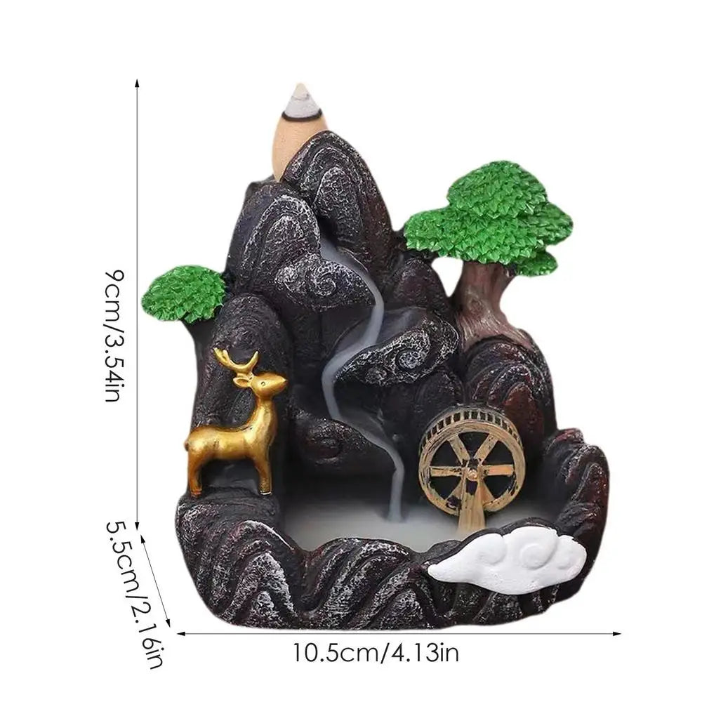 Waterfall Incense Burner Holder for incense (Weihrauch)