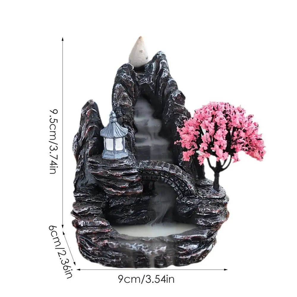 Waterfall Incense Burner Holder for incense (Weihrauch)
