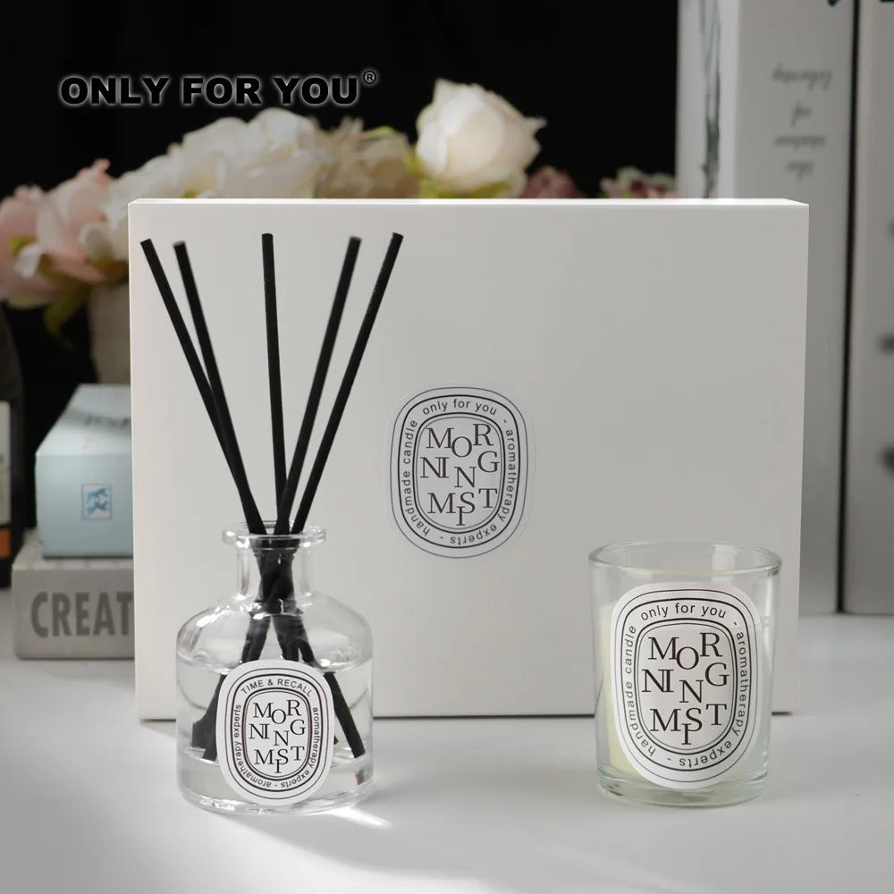 50ml Diffuser with Essential Oil Candle Set